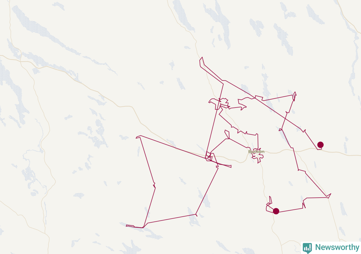 Karta över tomtens bästa resväg